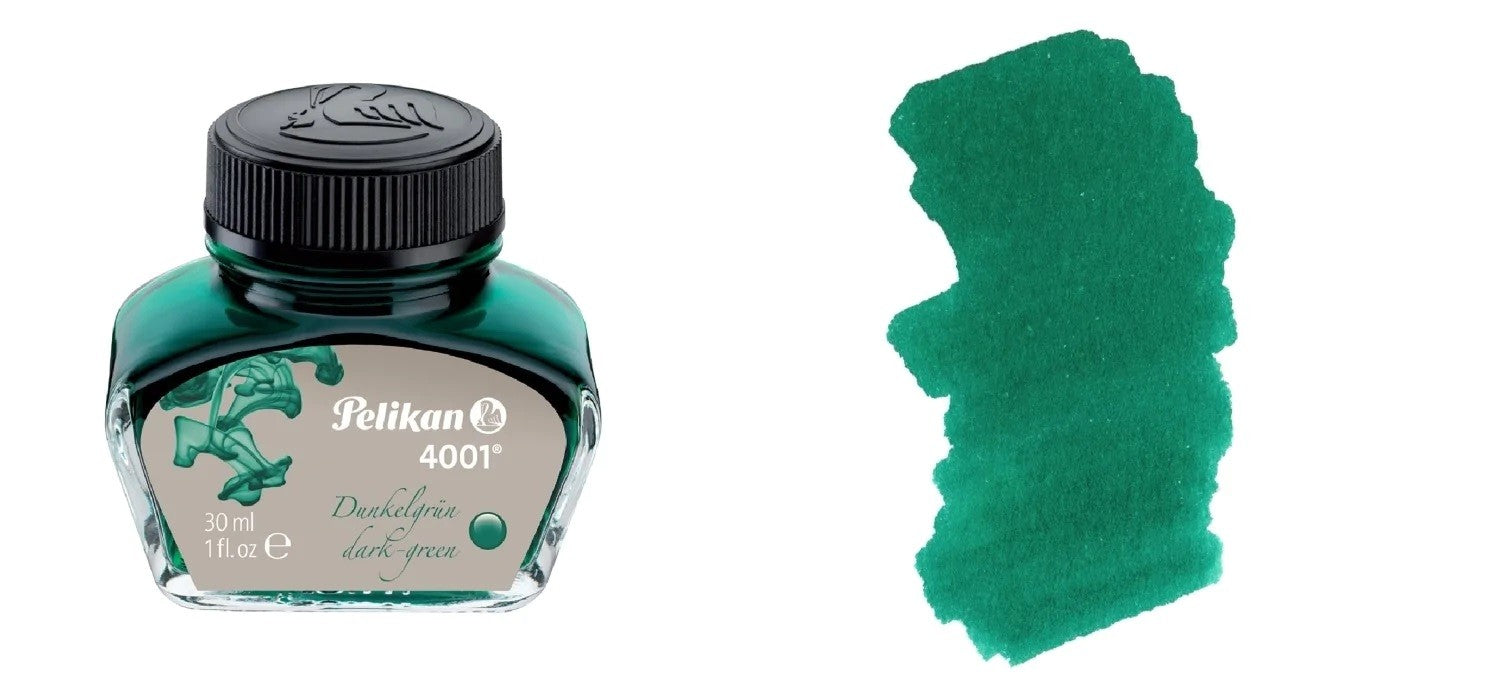 Atrament Pelikan 4001 | Ciemnozielony 30 ml