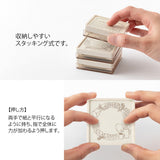 Pieczątka Midori Paintable Stamp Pre-inked Soft Color Brązowa | Posiłki