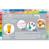 Zestaw dwustronnych pisaków Clean Color Dot - 12 kolorów