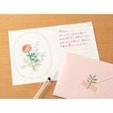 Papeteria Midori 495 Bouquet | Różowa