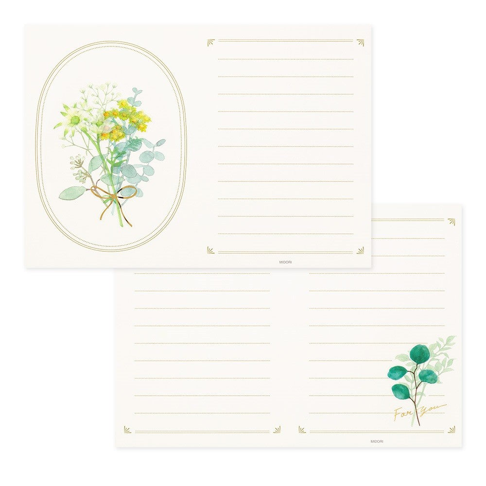 Papeteria Midori 497 Bouquet | Zielona