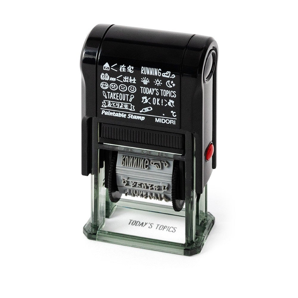 Pieczątka Midori Paintable Stamp | Życie codzienne