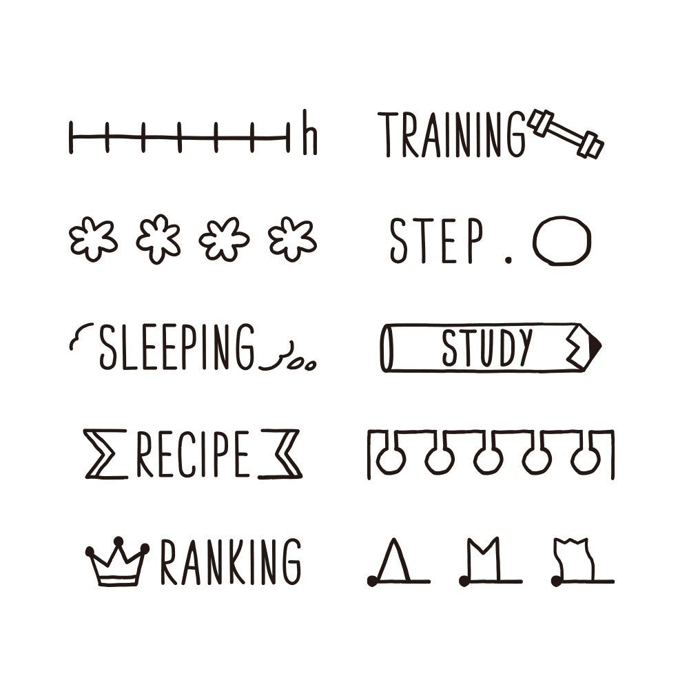 Pieczątka Midori Paintable Stamp | Codzienność