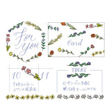 Pieczątka Midori Paintable Stamp | Kwiaty