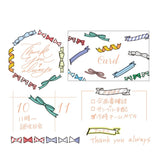 Pieczątka Midori Paintable Stamp | Wstążki