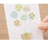 Kartka okolicznościowa do wyhaftowania Midori | Podziękowania