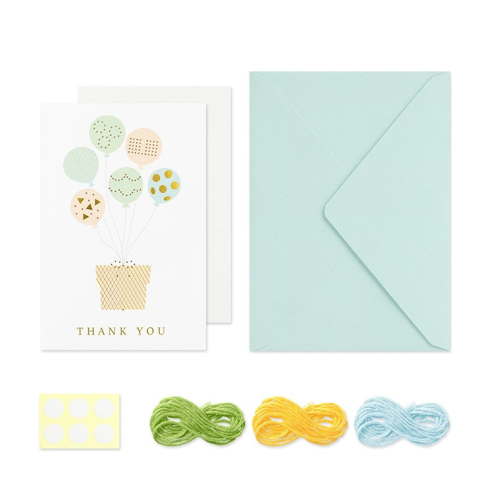 Kartka okolicznościowa do wyhaftowania Midori | Podziękowania