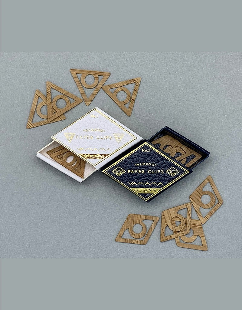 Bambusowe spinacze do papieru Yamama Bamboo Triangle