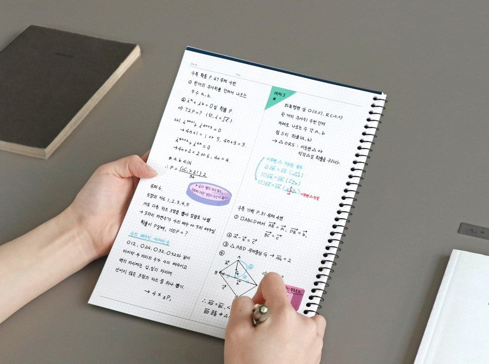 Notatnik ICONIC Math Notebook w kratkę