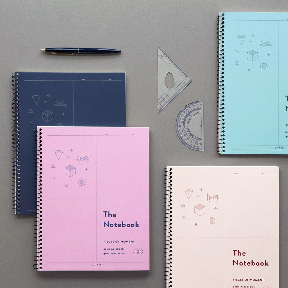 Notatnik ICONIC Math Notebook w kratkę
