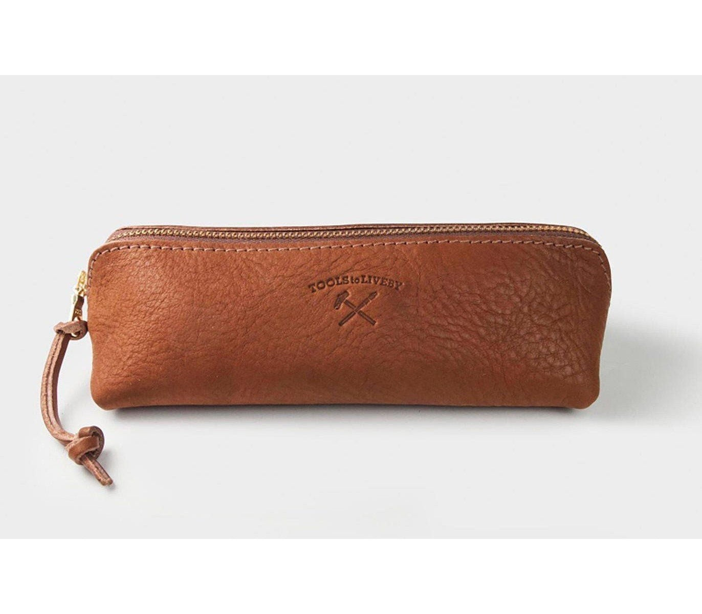 Skórzany piórnik Tools To Liveby L | Brązowy