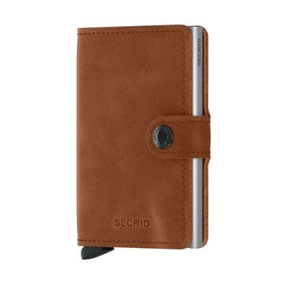 Portfel SECRID Miniwallet Vintage | Cognac