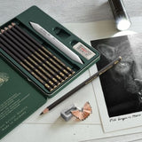 Ołówki grafitowe z akcesoriami Faber-Castell 11 Pitt Graphite Matt