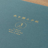 Papier listowy Midori Giving a Color A5 | Niebieski