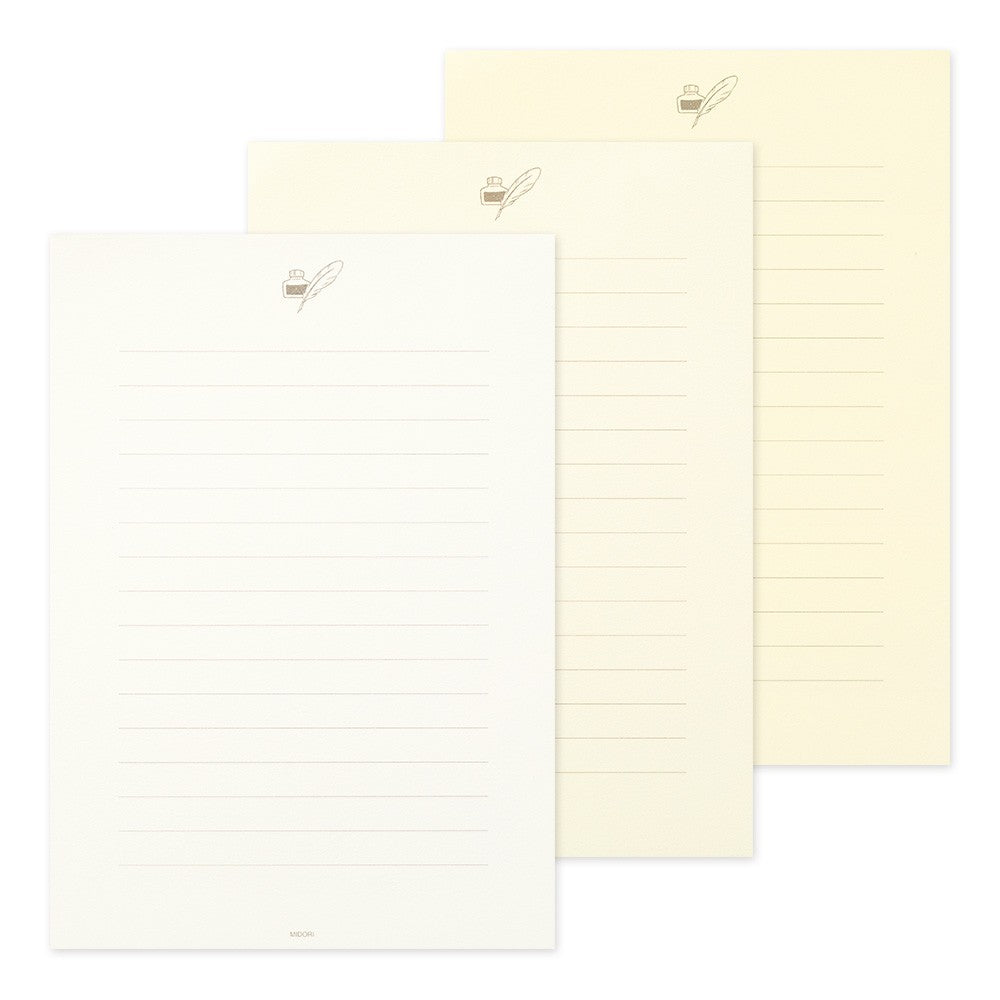 Papier listowy Giving a Color Midori A5 | Biały