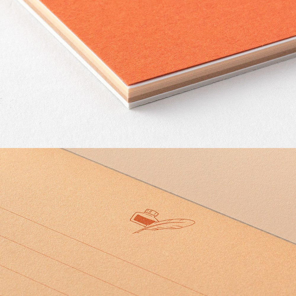 Papier listowy Giving a Color Midori A5 | Brązowy