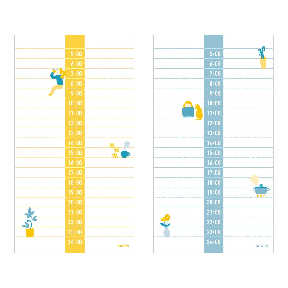 Notes na biurko Pionowy | Harmonogram