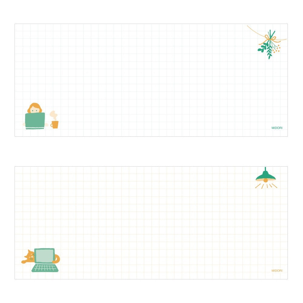 Notes na biurko Poziomy | Kratka