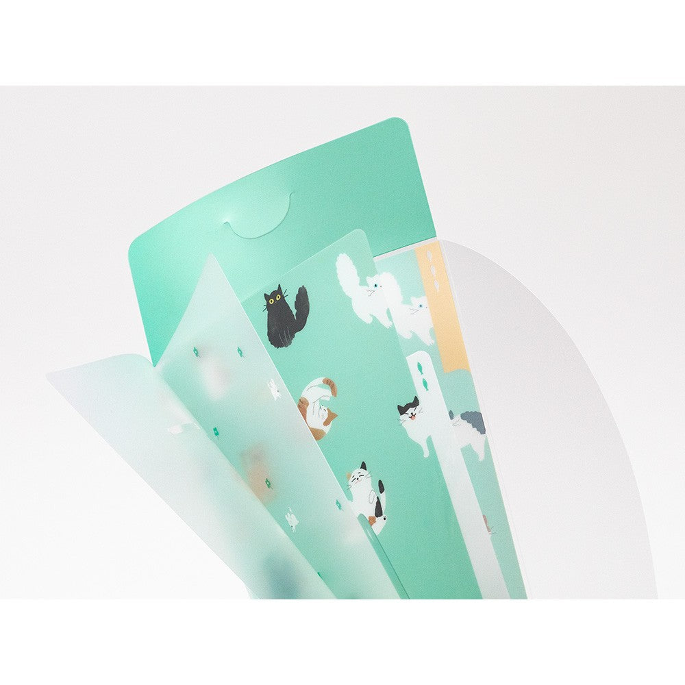 Folder z klapką Midori A5 | Koty