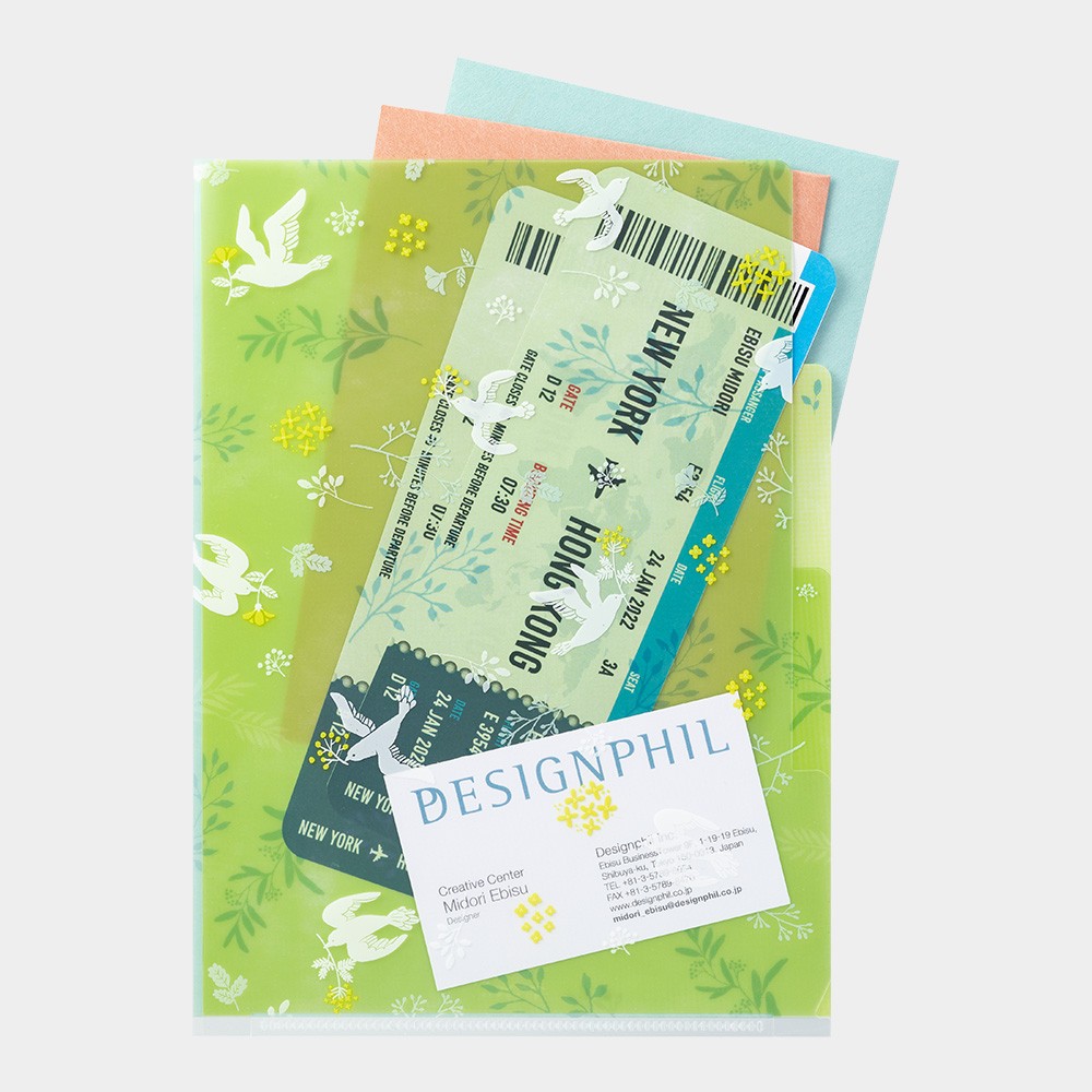 Folder Midori A5 | Białe Ptaki