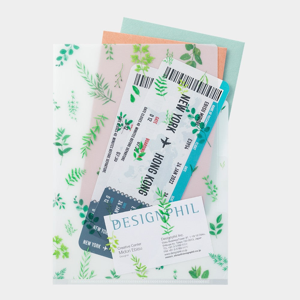 Folder Midori A5 | Liście