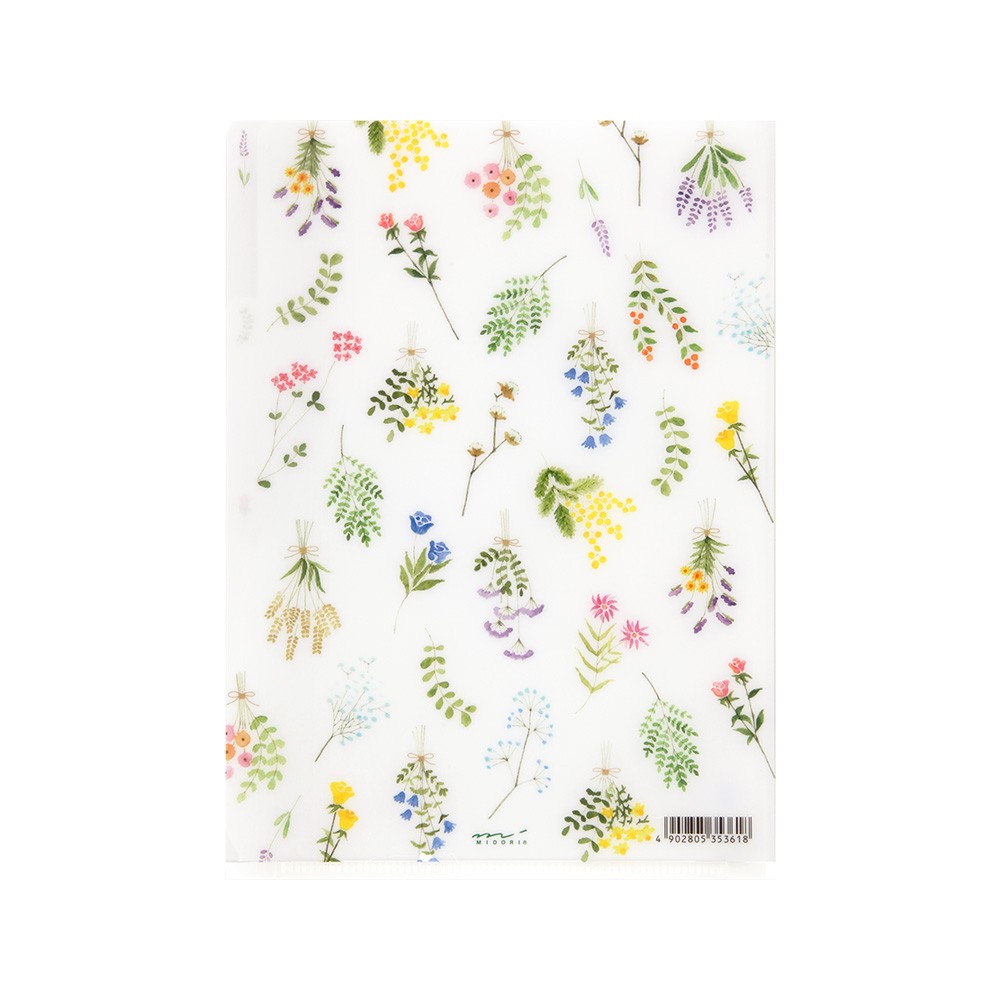 Folder Midori A5 | Suszone kwiaty