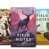 Notesy Field Notes Parki Narodowe Stanów Zjednoczonych 3 szt. w kratkę