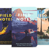 Notesy Field Notes Parki Narodowe Stanów Zjednoczonych 3 szt. w kratkę