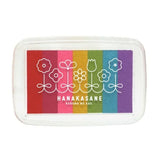 Tęczowa poduszka do pieczątek | Kwiaty