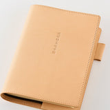 Skórzana Okładka na Kalendarz 5-letni Hobonichi A6 Naturalna