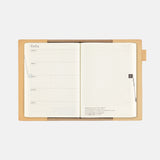 Skórzana Okładka na Kalendarz 5-letni Hobonichi Large A5 Naturalna