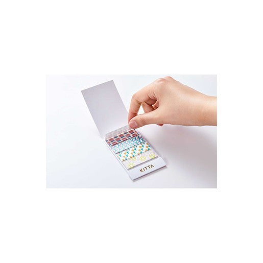 Hitotoki Kitta Index Washi Labels Wide | Wiadomość