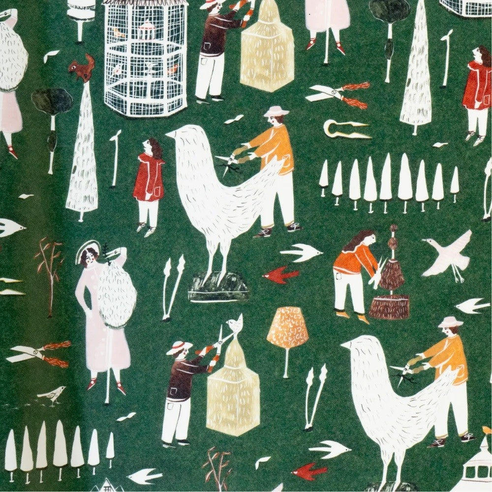 Taśma washi MT Remake Polly Fern Ogród z Topiarami