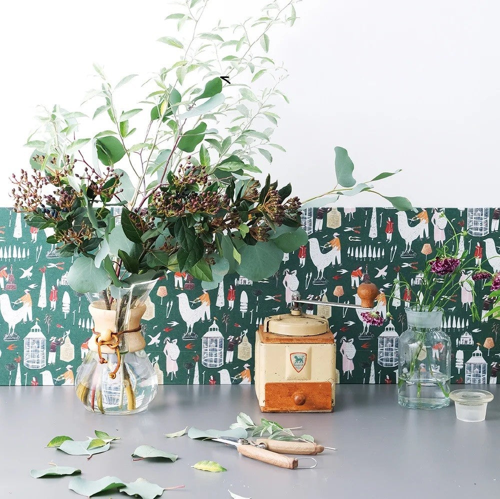 Taśma washi MT Remake Polly Fern Ogród z Topiarami