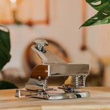 Metalowy dziurkacz Kornet & Hahn Srebrny chromowany