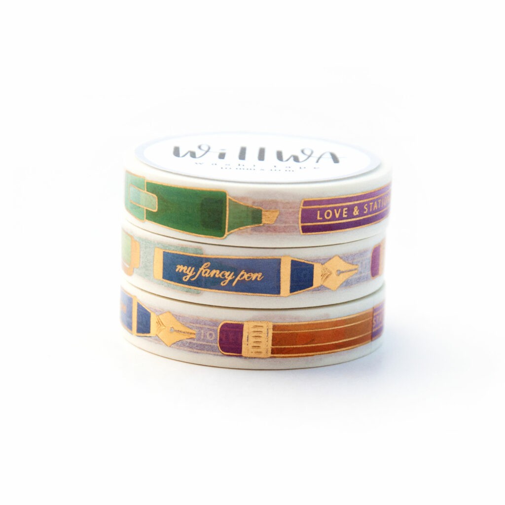 Taśma washi Willwa | Kolekcja Piór