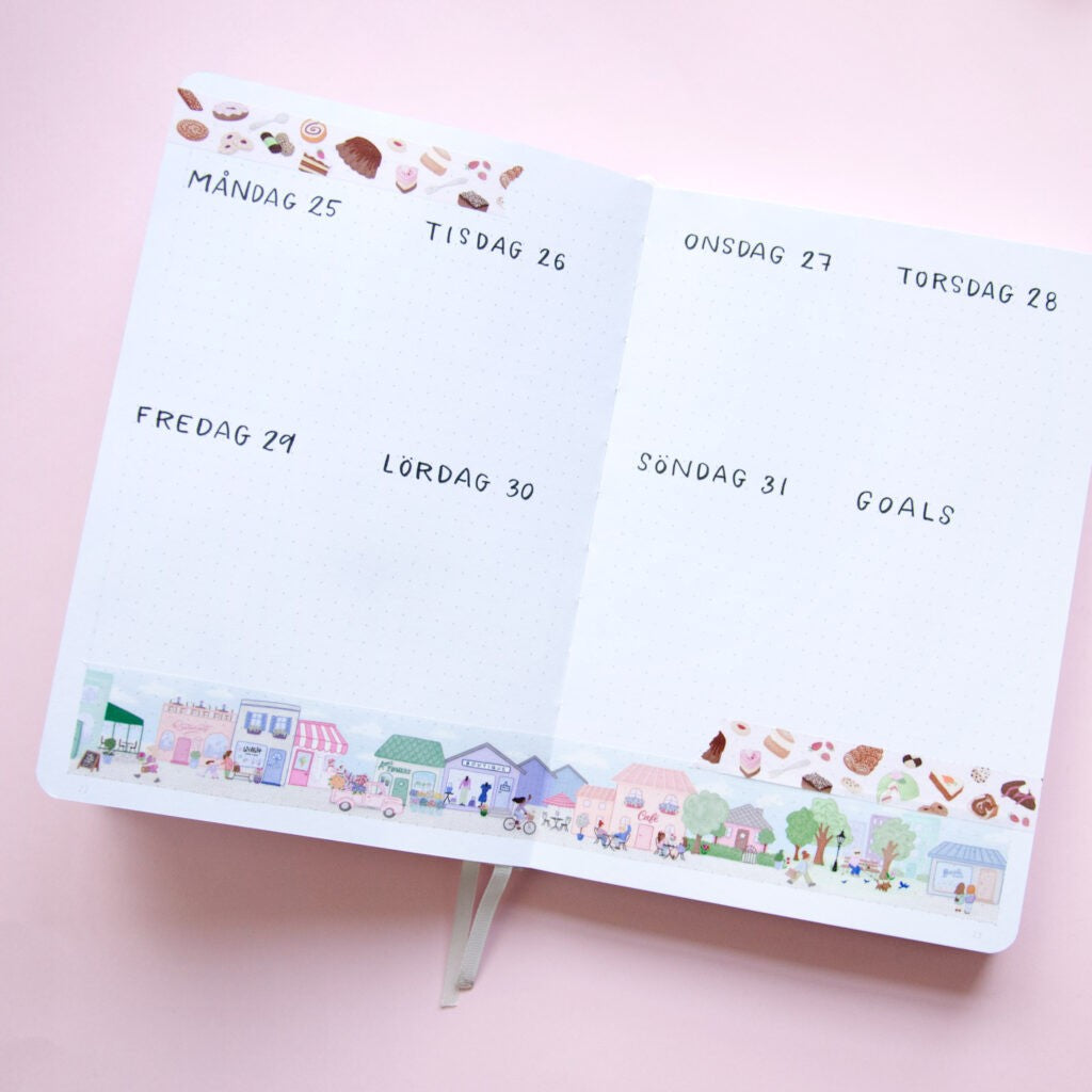 Taśma washi Willwa | Miasto Kawiarń