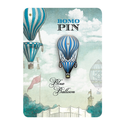 Pin Bomo Art Niebieski Balon