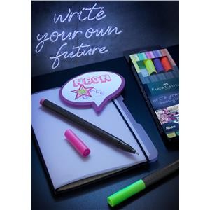 Zestaw cienkopisów Faber Castell Grip Finepen Neon
