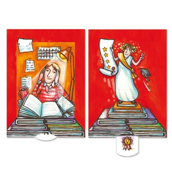 Kartka okolicznościowa Curiosi | Nauka