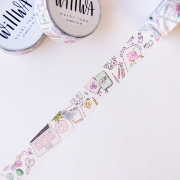 Taśma washi Willwa | Artykuły Papiernicze