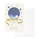 Kartka świąteczna Midori | Kula śnieżna