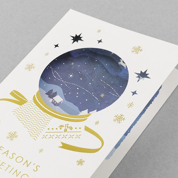 Kartka świąteczna Midori | Kula śnieżna