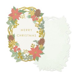 Kartka świąteczna Midori | Wieniec