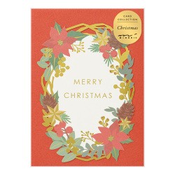 Kartka świąteczna Midori | Wieniec