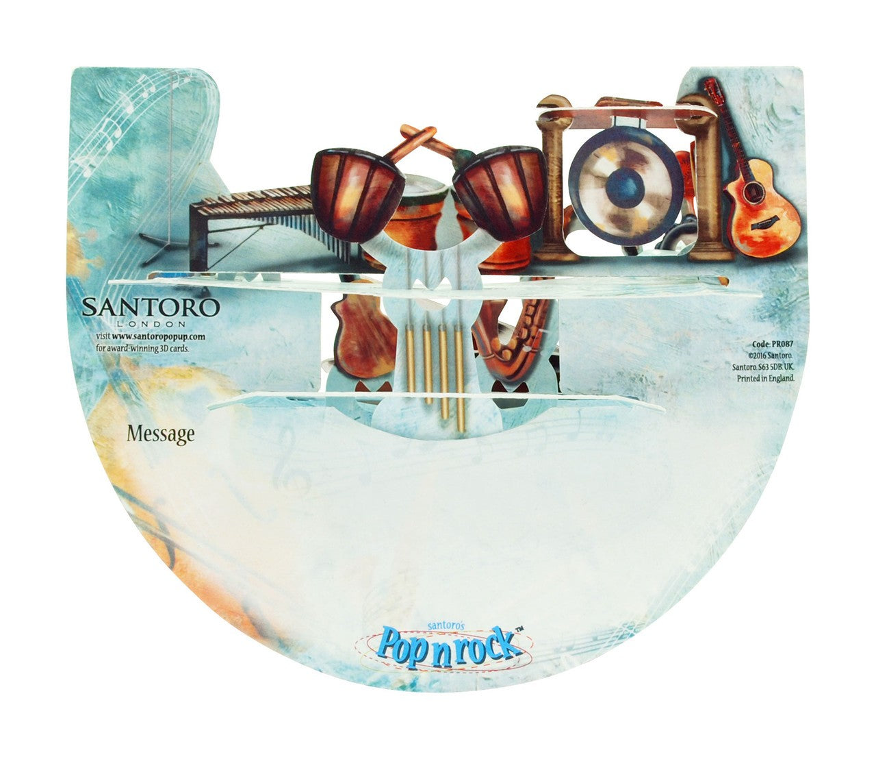 Kartka okolicznościowa Santoro PopnRock | Muzyka