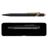 Długopis Caran D'Ache 849 Czarny Mat GT Różowe Złoto | Edycja Limitowana