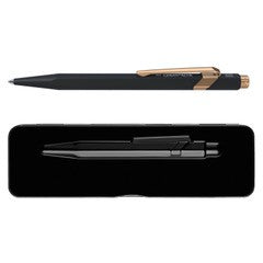 Długopis Caran D'Ache 849 Czarny Mat GT Różowe Złoto | Edycja Limitowana
