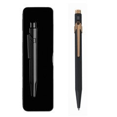 Długopis Caran D'Ache 849 Czarny Mat GT Różowe Złoto | Edycja Limitowana