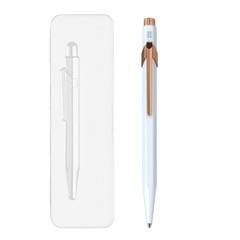 Długopis Caran D'Ache 849 Biały GT Różowe Złoto | Edycja Limitowana